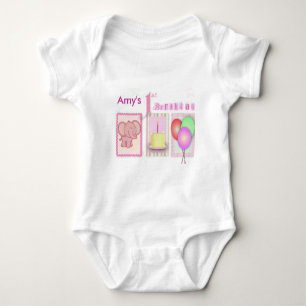 Body Para Bebê Personalize seu próprio primeiro aniversario
