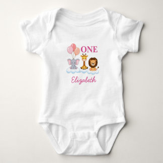 Body Para Bebê Personalized 1st Birthday Bodysuit, First Birthday