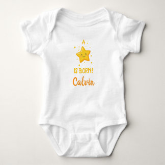 Body Para Bebê Personalized A Star Is Born, Custom Unisex