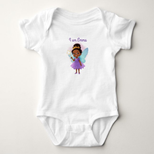 Body Para Bebê Personalized Baby Onesie (Frente)