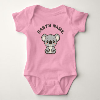 Body Para Bebê Personalized Cute Koala Baby Bodysuit