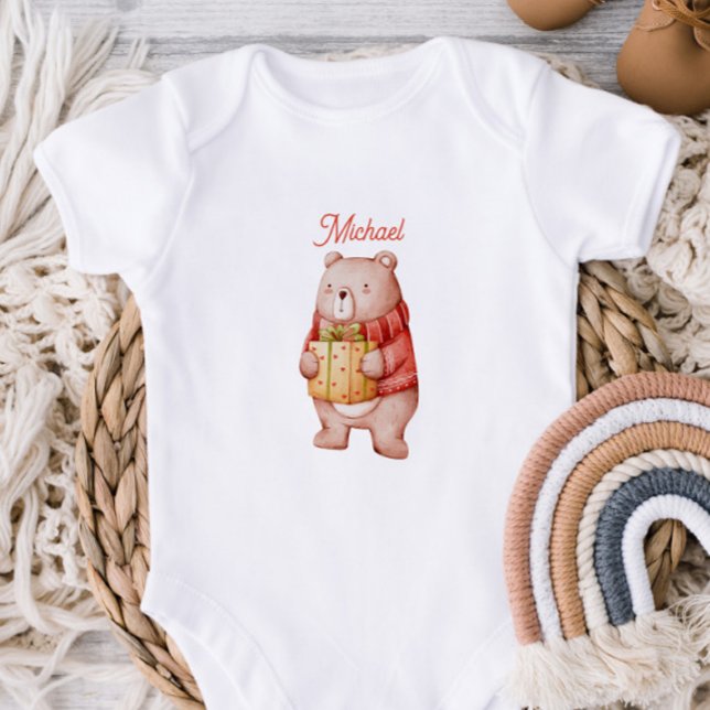 Body Para Bebê Personalized First Valentine`s Day Baby Bodyusit (Criador carregado)