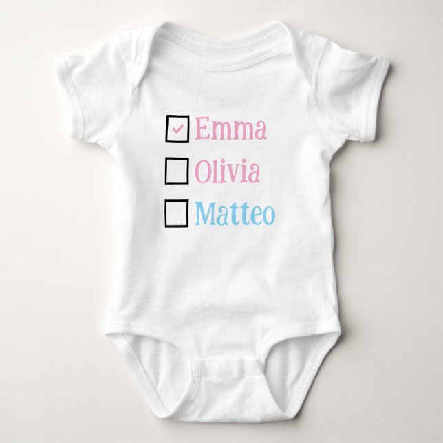 Body Para Bebê Personalized Triplets Gift, Custom Triplet Babies  (Frente)