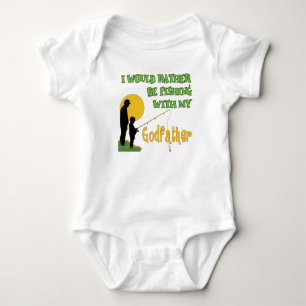 Body Para Bebê Pesca com padrinho
