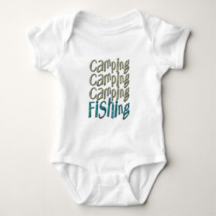 Body Para Bebê Pesca de campismo