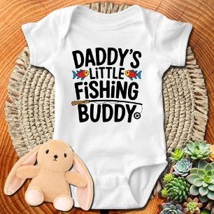 Body Para Bebê Pesca Engraçada Daddys Little Fish Buddy