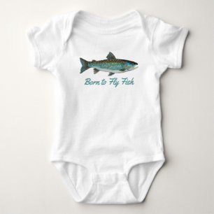 Body Para Bebê Pesca "Nascer a voar"