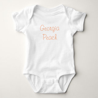Body Para Bebê Pêssego de Geórgia