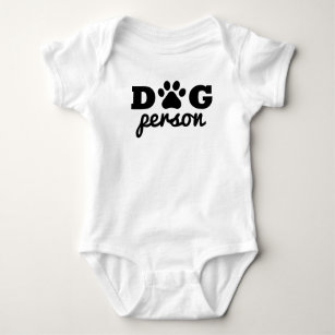 Body Para Bebê Pessoa do cão