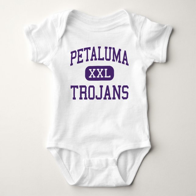 Body Para Bebê Petaluma - Trojan - alto - Petaluma Califórnia (Frente)