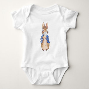 Body Para Bebê Peter o Rabbit soprando Goma Branca