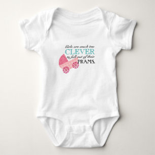 Body Para Bebê Peter Pan Pink Pram Citação para Bebês Meninos