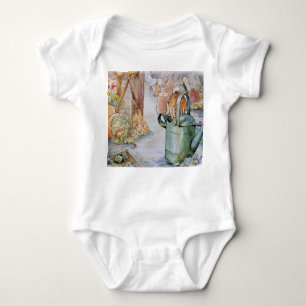 Body Para Bebê Peter pulando em uma lata de água