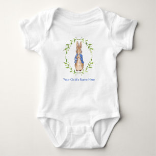 Body Para Bebê Peter Rabbit com Personalização do Nome da Criança
