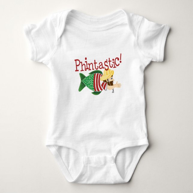 Body Para Bebê Phintastic One-sie (Frente)