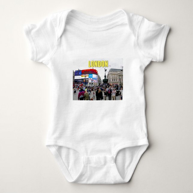 Body Para Bebê Piccadilly Circus - Foto Pro (Frente)