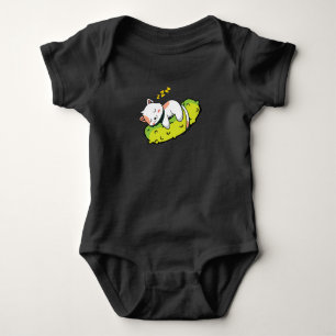 Body Para Bebê Picles Gatos Pepinos