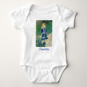 Body Para Bebê Pierre-Auguste Renoir - Uma Menina com um Regador
