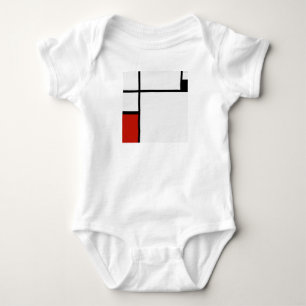 Body Para Bebê Piet Mondrian - Abstrato geométrico