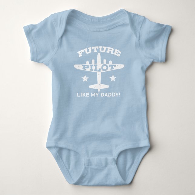 Body Para Bebê Piloto Futuro (Frente)