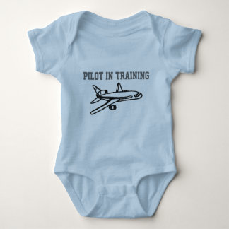 Body Para Bebê Piloto no onsie do treinamento