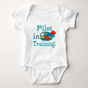 Body Para Bebê Piloto personalizado no treinamento