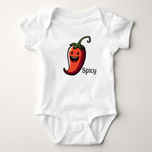 Body Para Bebê Pimenta Quente Picante