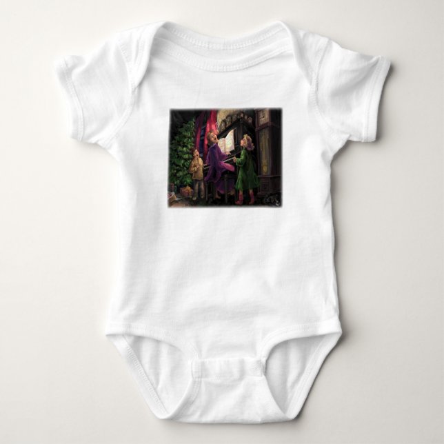 Body Para Bebê Ping de Natal junto (Frente)