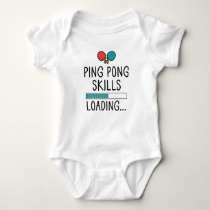 Body Para Bebê Ping Pong Skills Loading (Carga de capacidades de 