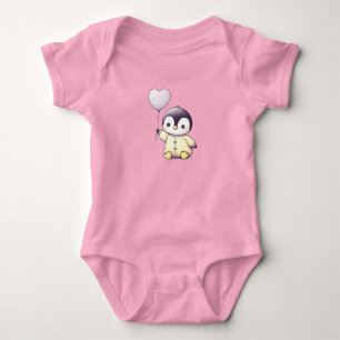 Body Para Bebê Pinguim