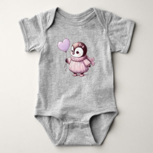 Body Para Bebê Pinguim
