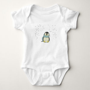 Body Para Bebê Pinguim
