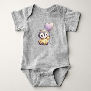 Body Para Bebê Pinguim