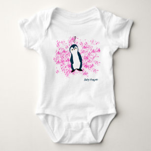 Body Para Bebê Pinguim Bebê Confuso   Bebê-macarrão