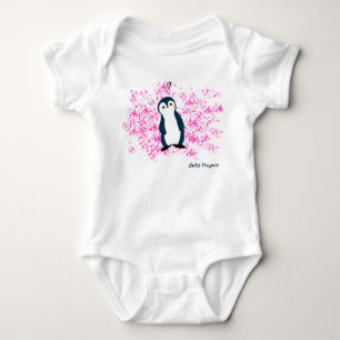 Body Para Bebê Pinguim Bebê Confuso   Macacão de Bebê