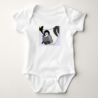 Body Para Bebê Pinguim da mãe & do bebê
