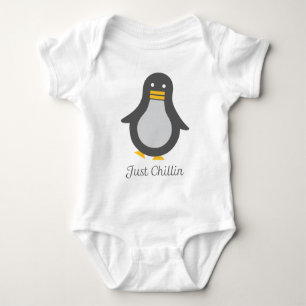 Body Para Bebê Pinguim de Asv