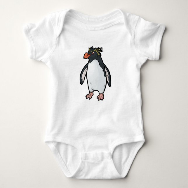 Body Para Bebê Pinguim de Rockhopper (Frente)
