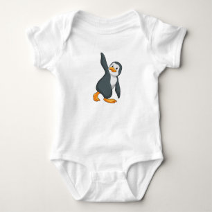 Body Para Bebê Pinguim no Yoga Esforço