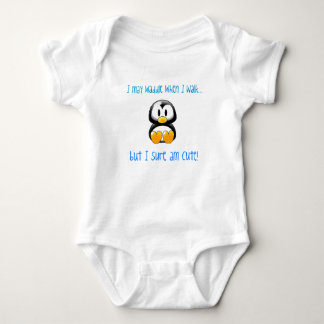Body Para Bebê Pinguim Waddler Sbhirt do bebê