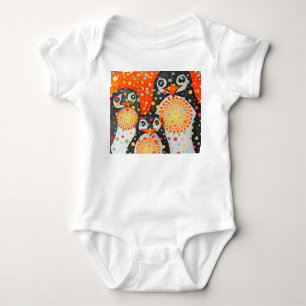 Body Para Bebê Pinguins Fantásticos