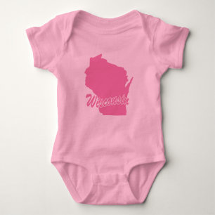Body Para Bebê Pink State Wisconsin