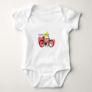 Body Para Bebê pintinho de ciclistas — Presentes para entusiastas