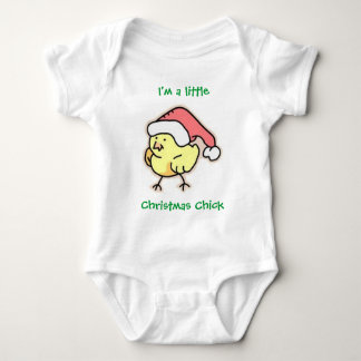 Body Para Bebê Pintinho do Natal