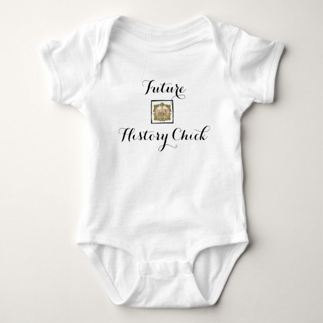 Body Para Bebê Pintinho futuro da história (Frente)