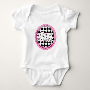 Body Para Bebê Pintinhos Bunco Rolam Com Ele - Rosa