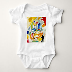 Body Para Bebê Pintura da Batalha do Mar de Kandinsky em 1913