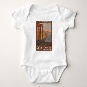 Body Para Bebê Pintura de anúncio de viagem da Roma Antiga