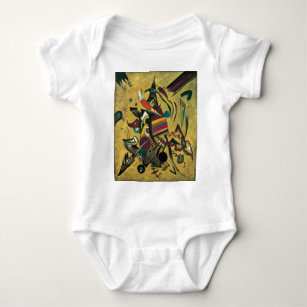 Body Para Bebê Pintura de Canvas de Pontos Kandinsky