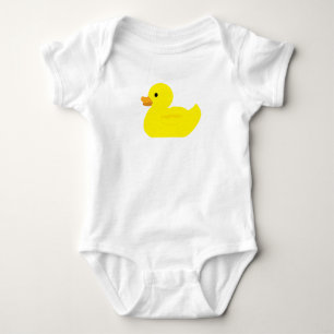 Body Para Bebê Pintura de Pato de Borracha